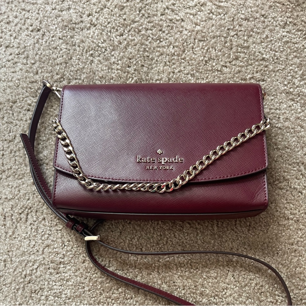 Burgundy Kate Spade Cross Body